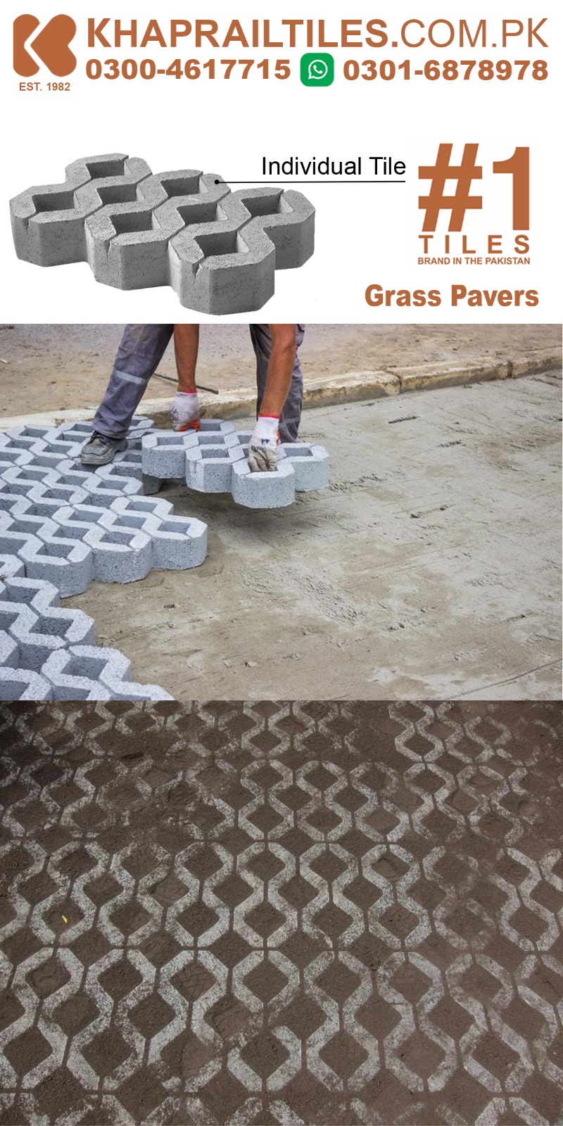 103 Khaprail Concrete Tuff Pavers Floor Tiles Design Price in Gujranwala Pakistan