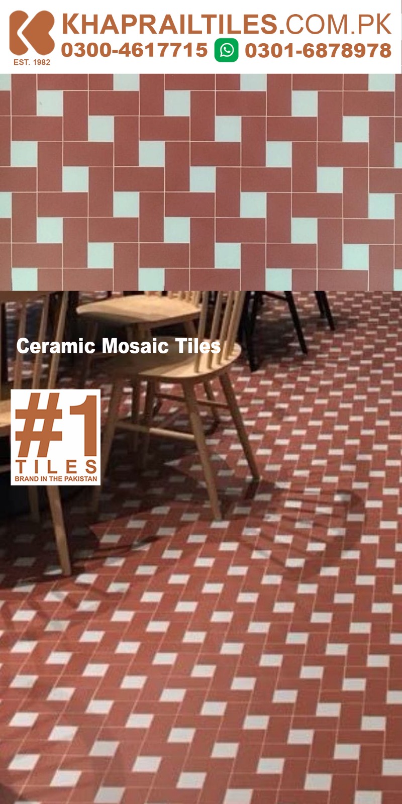 27 Khaprail Multicolor Mosaic wall and floor tiles Design in Islamabad