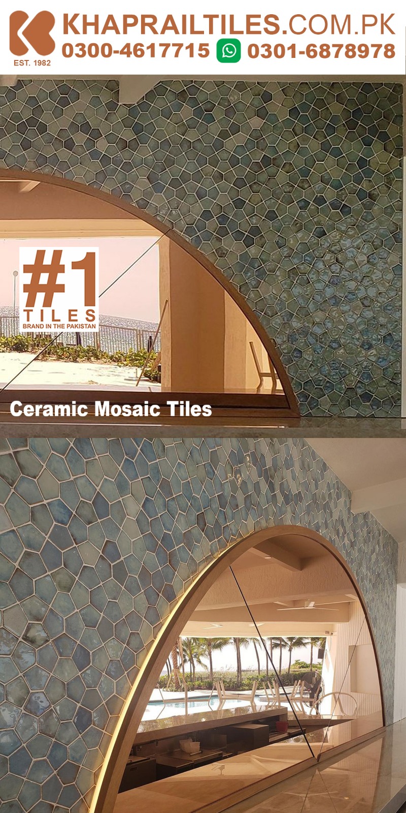 35 Khaprail Best Quality Ceramic Mosaic Tiles For Living Room