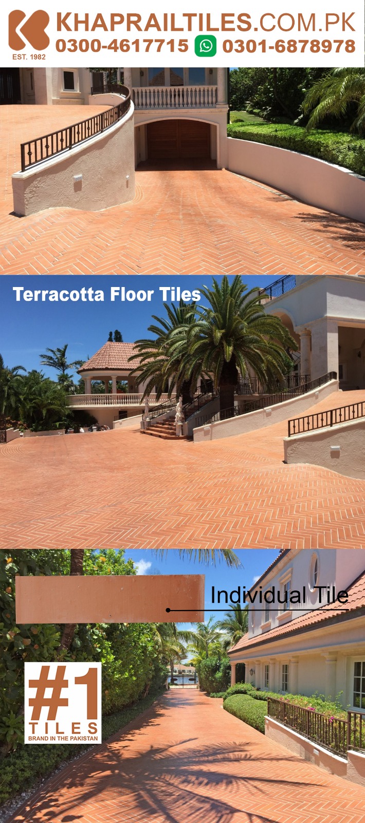 47 Khaprail Outdoor Terracott Floor Tiles Design Price in Pakistan