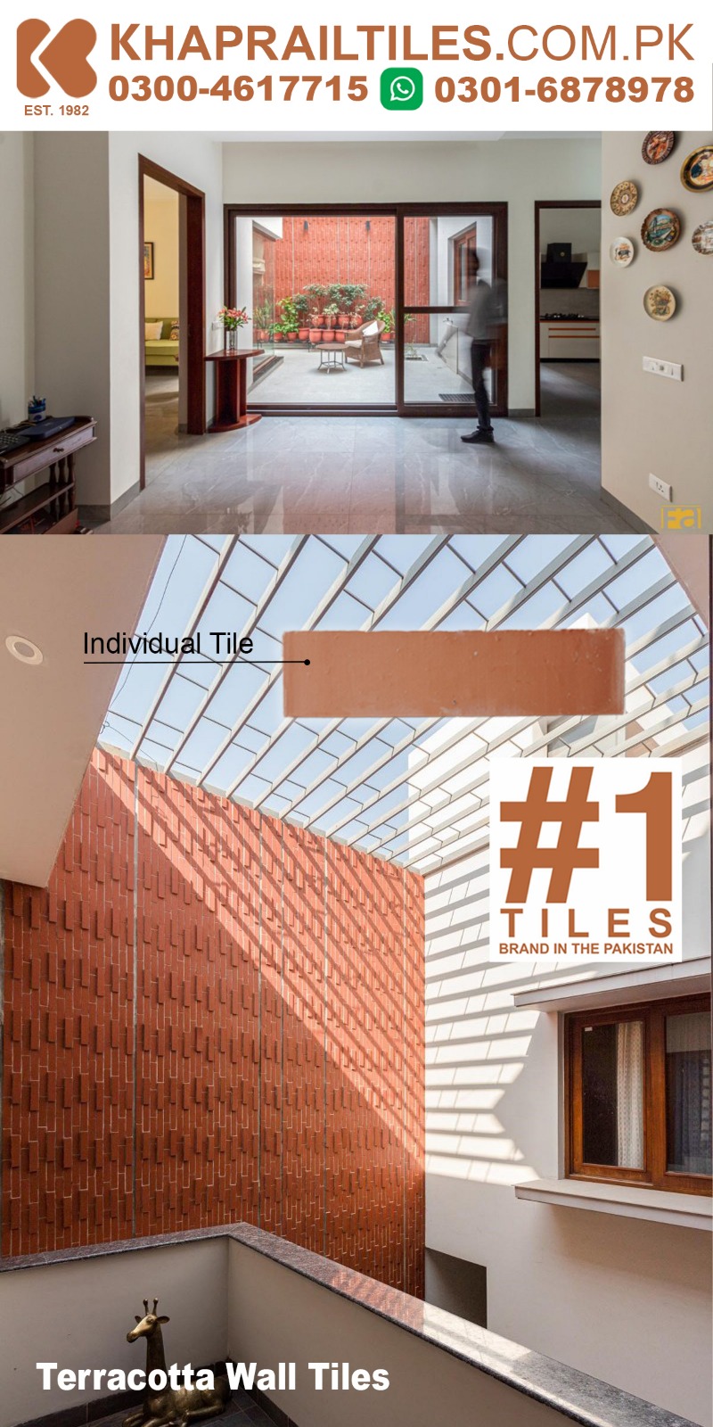 69 Khaprail Exterior Terracotta Bricks Wall Face Tiles Design