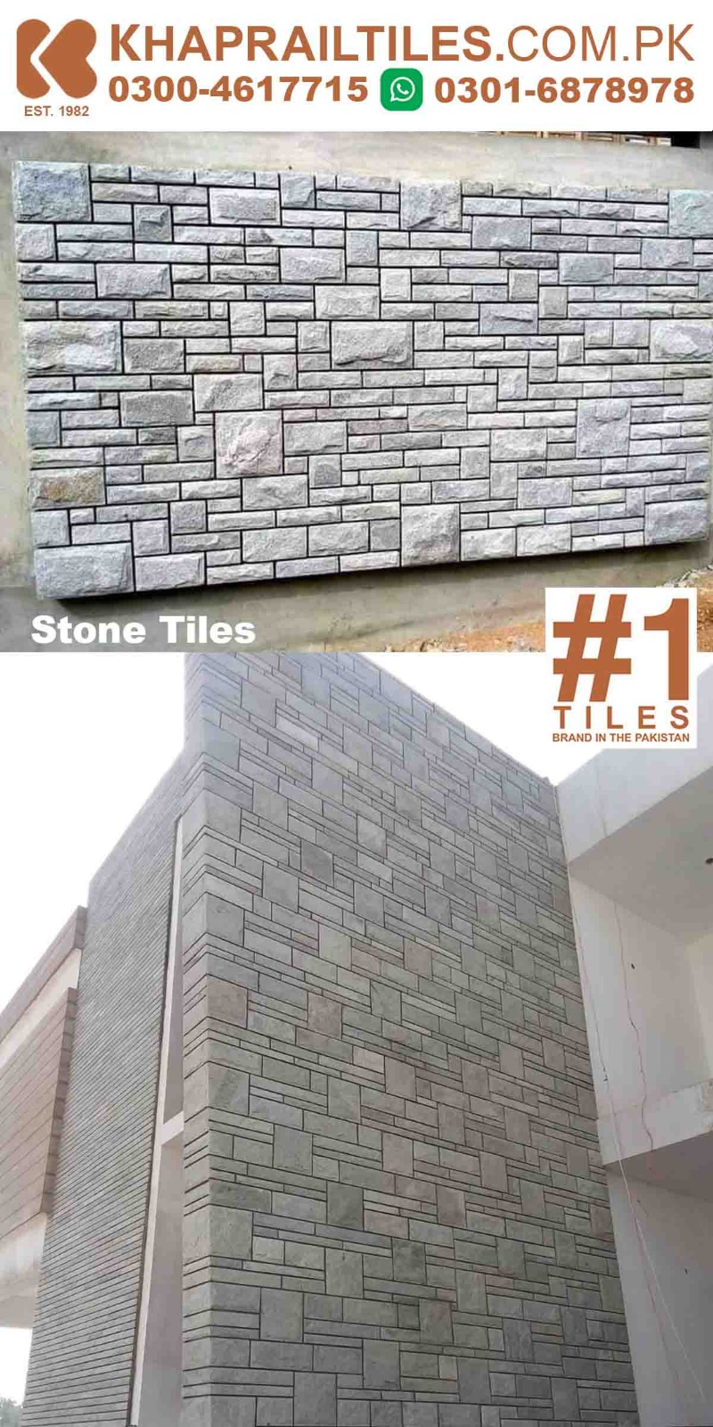 98 Grey colour natural stone split face tiles design for outdoor walls