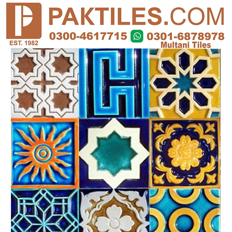 4 Multani Tiles Manufacturer Rate in Islamabad