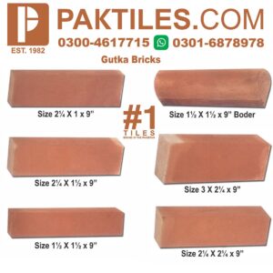 8 Terracotta tiles Gutka Tiles